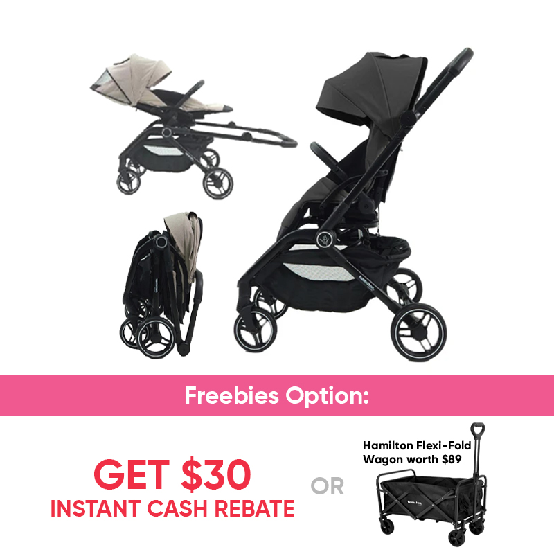 Hamilton T1 Turnable Stroller + Add On Options